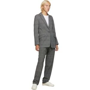 Rag & Bone Ames Gray Plaid Blazer